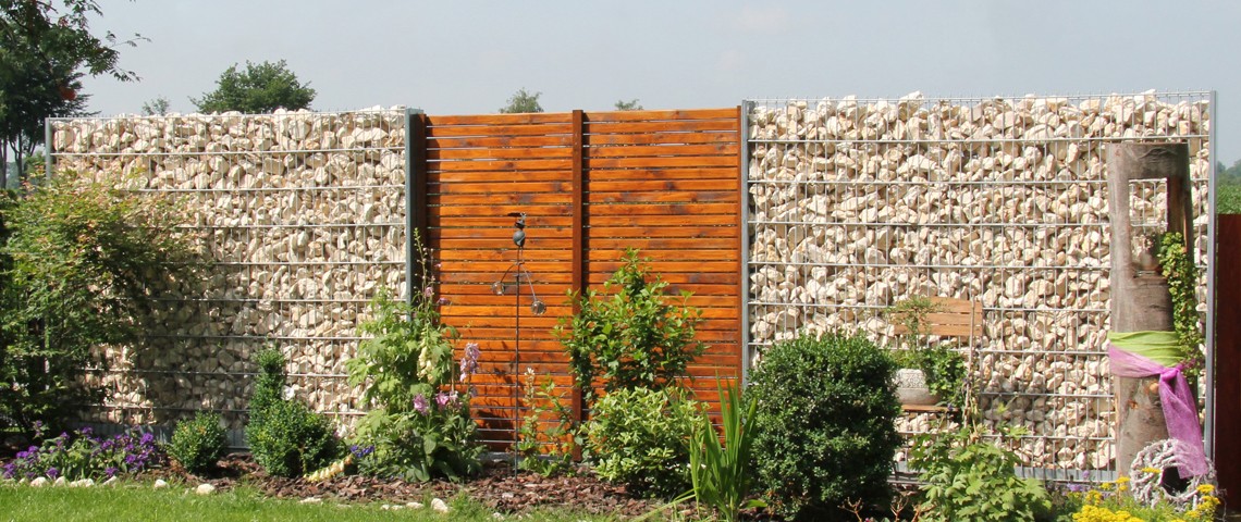 Gabione Soest Gartenzaun24 Gartenzaun Gabionen Und Holz ~ Gabione Soest Gartenzaun24