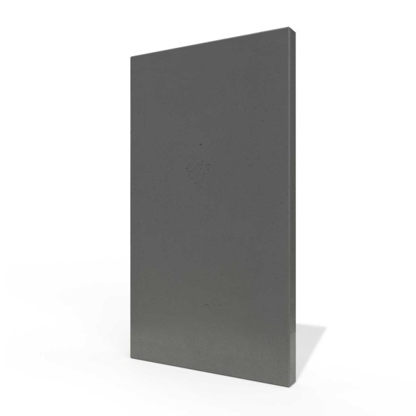 Design Stele - Vintage Anthrazit 1000 mm Breite inkl. Bodenanker