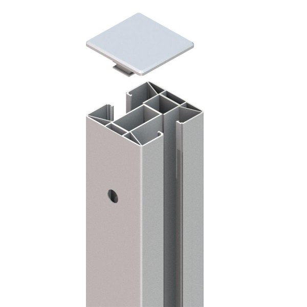 Art. 2789 SYSTEM Klemmpfosten Silber 235 cm