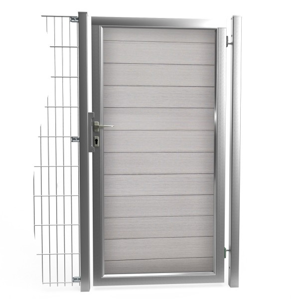 OptiGuard WPC, Füllung in Grau, Breite 1000mm