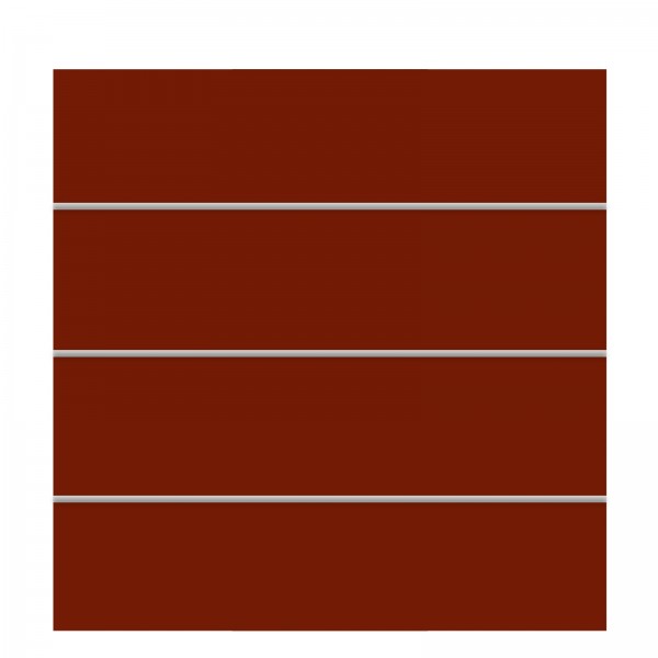 BOARD XL Zaun- Set 178x180cm rot