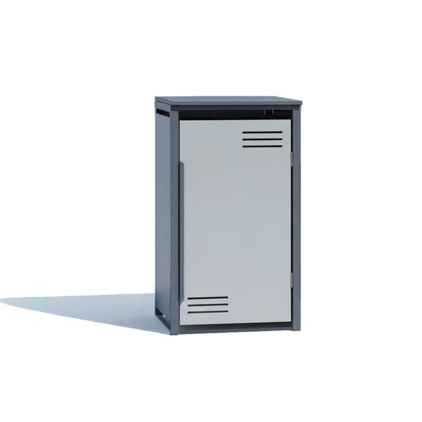 Metall Mülltonnenbox Basel 1-er Box