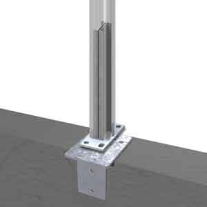 Varianten Detailbild - Zum Aufdübeln mit Winkelplatte