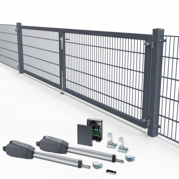 Elektr. Kombitor Premium, 2-flg., Breite 4000 mm