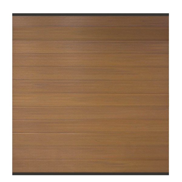 SYSTEM WPC Platinum Zaunfeld-Set, Teak-Teak-Braun