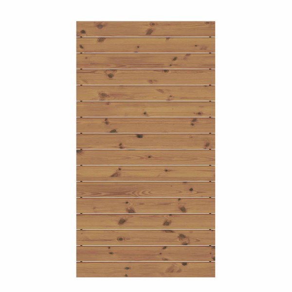 SYSTEM RHOMBUS Thermo-Holz Zaunfeld-Set 91 x 179 cm