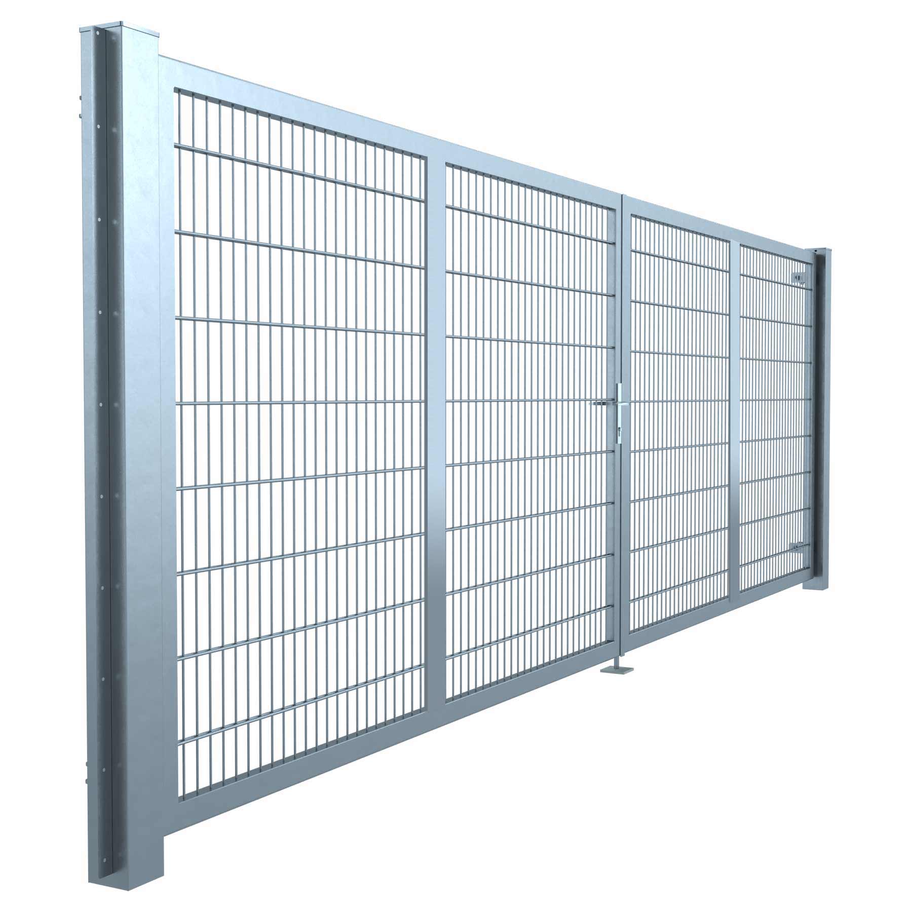 Gartentor "Universal" 2flg., Breite 5500 mm XLUniversalTore 2