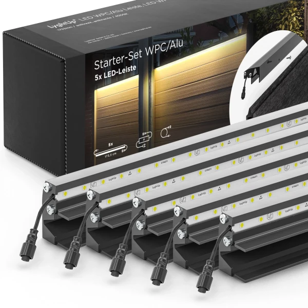 LyghtUp LED Starter Set 5 x 1733mm Leiste