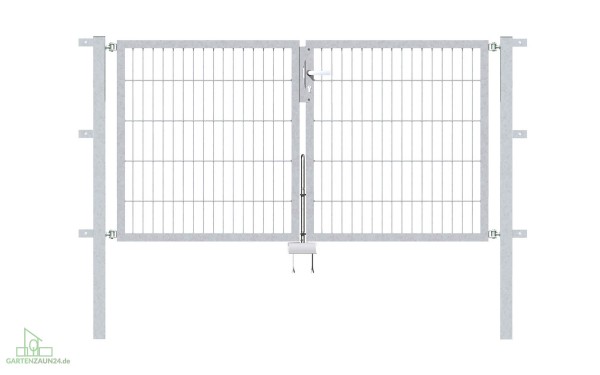 Gartentor Flex 6, 2-flg., Breite 2000 mm