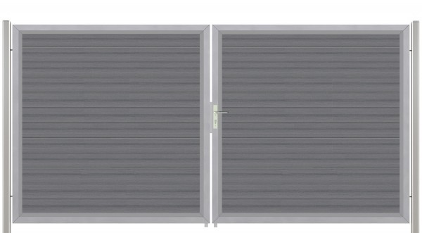 SYSTEM WPC Platinum Doppeltor-Set