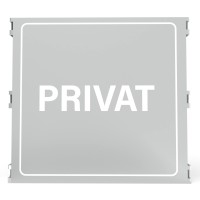 Zaunschild "Privat"