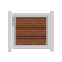 SYSTEM RHOMBUS Vorgartentor-Set in Bambus Breite 1000mm Höhe 900mm