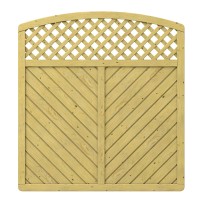 GADA Rundbogen mit Gitter 179 x 179 (193) cm