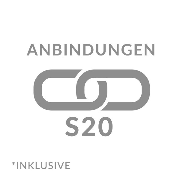 Anbindung Profil mit Gabionen S20