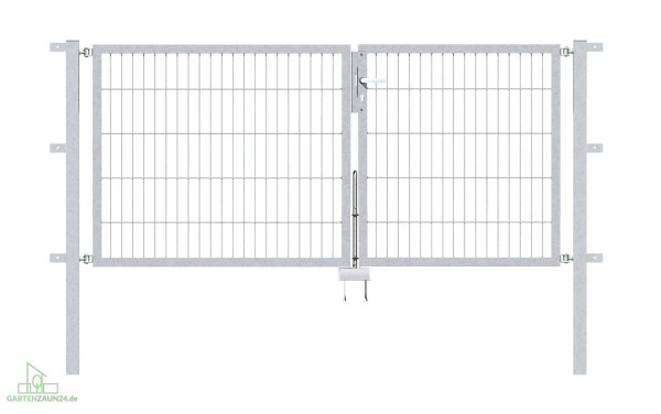 Gartentor Flex 6, 2-flg., Breite 2250 mm (1000/1250mm)