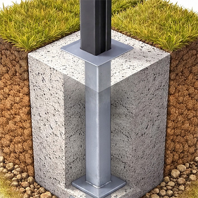 Varianten Detailbild - Zum Einbetonieren