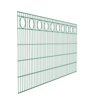 Schmuckzaunfeld Kreis, Stäbe 6/5/6 - Breite 2510mm