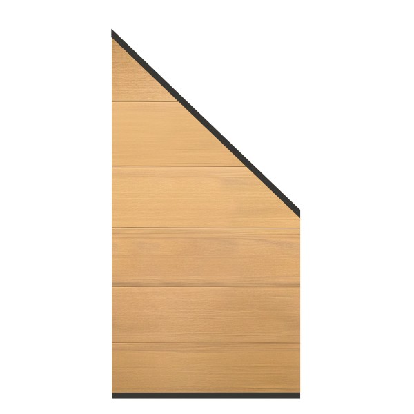 System WPC Platinum XL Zaun-Anschluss-Set, Lärche