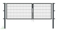 Gartentor Flex 6, 2-flg., Breite 3000 mm (1250/1750mm)