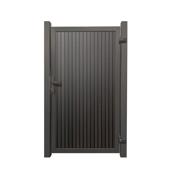 SYSTEM NEO PLATINUM Tor-Set in Anthrazit Höhe 1800mm - senkrecht