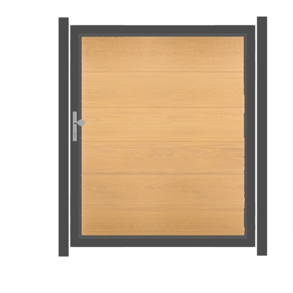 SYSTEM WPC PLATINUM XL Tor-Set in Lärche Breite 1500mm Höhe 1800mm