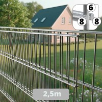 Doppelstabmatte 8/6/8 - Breite 2510mm