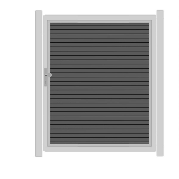 SYSTEM RHOMBUS Tor-Set in Anthrazit Breite 1500mm Höhe 1800mm