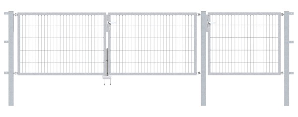 Gartentor Flex 6, 3-flg., Breite 4250 mm (1250/1500/1500mm)