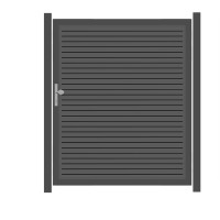SYSTEM RHOMBUS Tor-Set in Anthrazit Breite 1500mm Höhe 1800mm