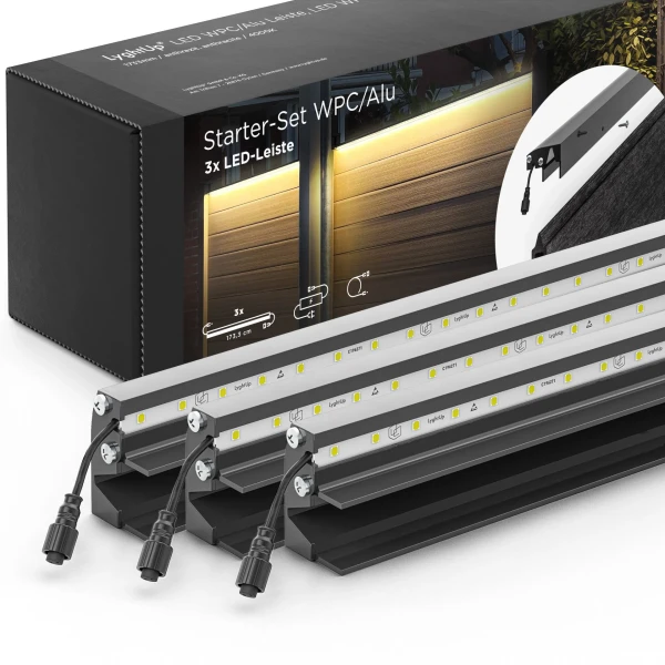 LyghtUp LED Starter Set 3 x 1733mm Leiste