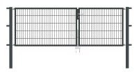 Gartentor Flex 8, 2-flg., Breite 3000 mm (1250/1750mm)