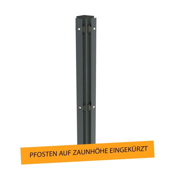 Zaunpfosten zum Aufstecken inkl. Bodenplatte