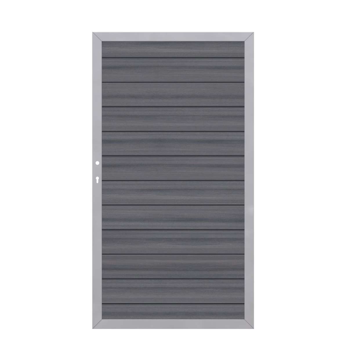 SYSTEM WPC Platinum Tor Grau TOR WPC Flügel Platinum
