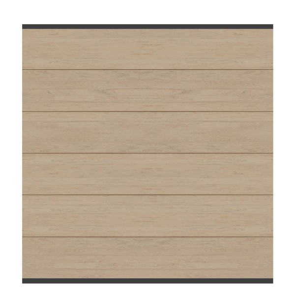 SYSTEM WPC XL Zaunfeld-Set, sand