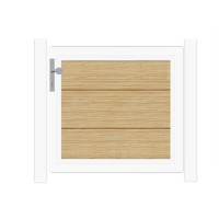 SYSTEM ALU XL Vorgartentor-Set in Lärche Höhe 900mm