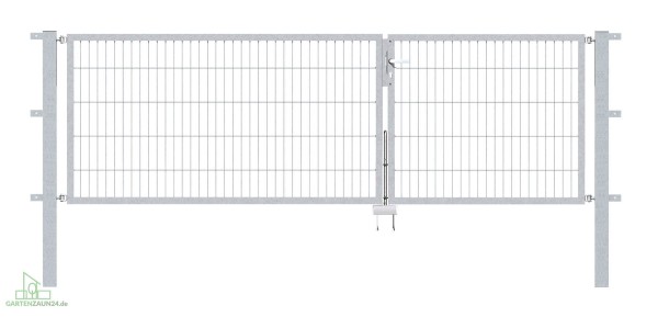 Gartentor Flex 6, 2-flg., Breite 3250 mm (1250/2000mm)