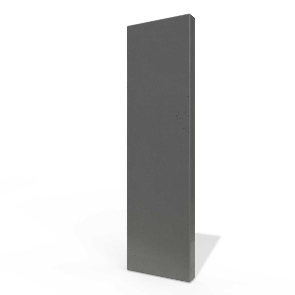 Design Stele - Vintage Anthrazit 500 mm Breite inkl. Bodenanker