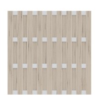 JUMBO WPC Sand - Aluminium 179x179cm