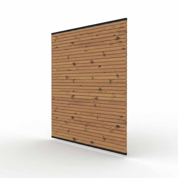 SYSTEM NEO Thermo-Holz Zaunfeld-Set 178 x 184 cm