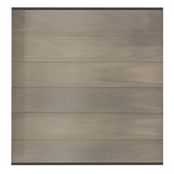 System WPC Platinum XL Zaunset, Taupe-Taupe-Grau