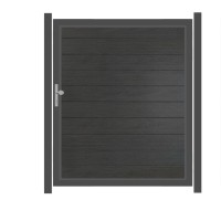 SYSTEM WPC PLATINUM Tor-Set in Anthrazit Breite 1500mm Höhe 1800mm