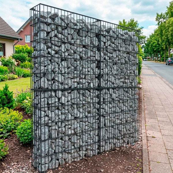 ZKO Modulgabione MG25 (8/6/8) Komplettset Anthrazitgrau