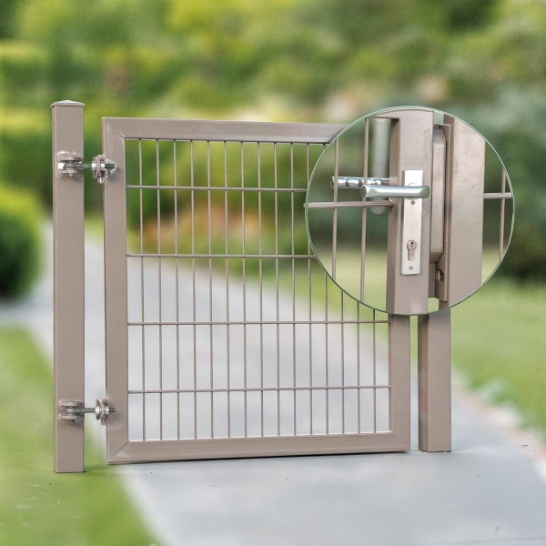 Kombitor Premium 8/6/8, 1-flg., Breite 1000mm Sonderfarbe RAL7030 Steingrau