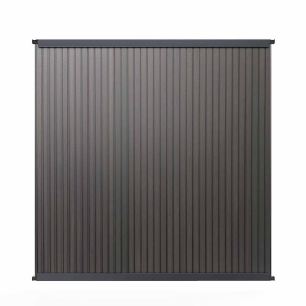 SYSTEM NEO Platinum senkrecht Zaunfeld-Set Anthrazit