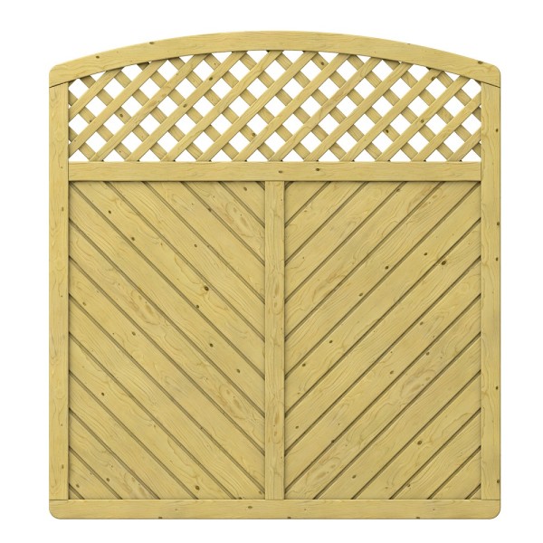 GADA Rundbogen mit Gitter 179 x 179 (193) cm