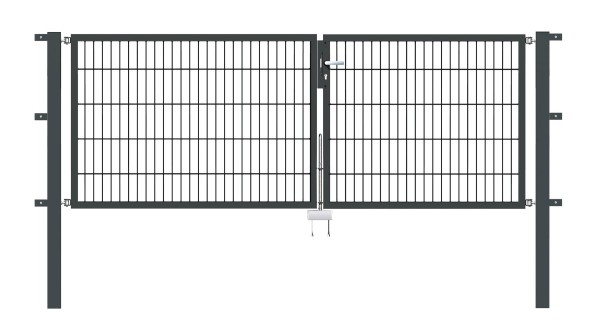 Gartentor Flex 8, 2-flg., Breite 2750 mm (1250/1500mm)