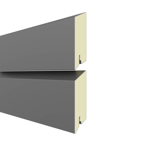 SYSTEM RHOMBUS Anthrazit Einzelprofile 2er Set