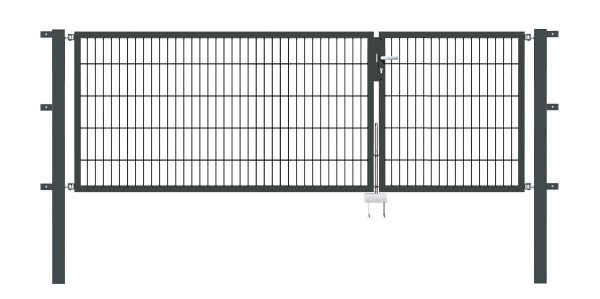 Gartentor Flex 8, 2-flg., Breite 3000 mm (1000/2000mm)