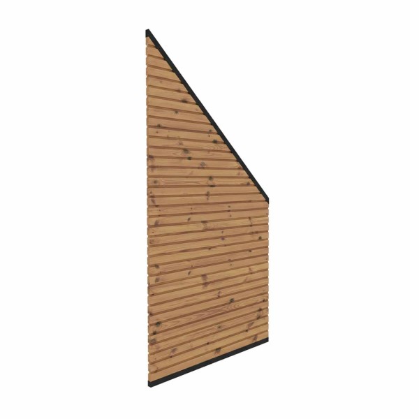 SYSTEM NEO Thermo-Holz Zaun-Anschluss-Set 91 x 184 auf 94 cm