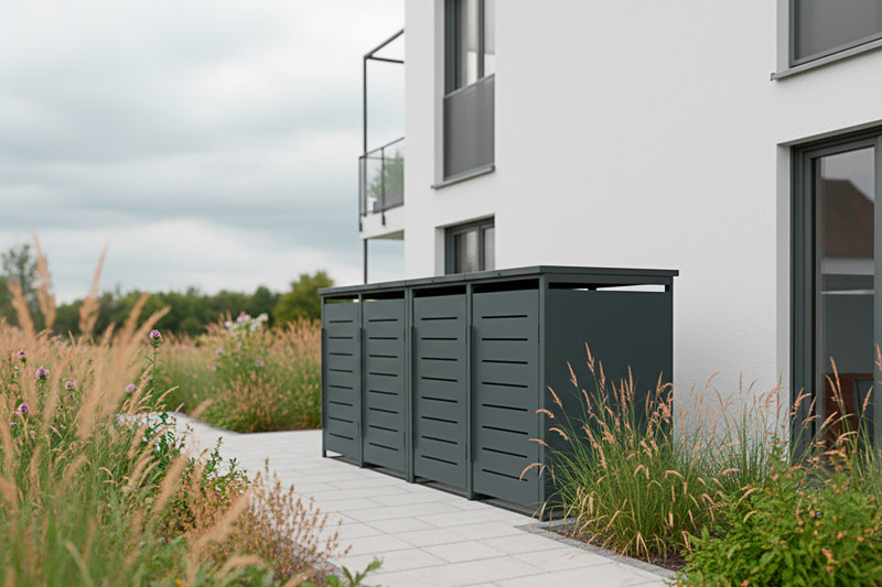 Muelltonnenbox 4er Basel